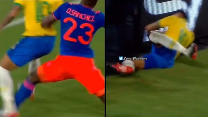 Davinson Sanchez y Neymar