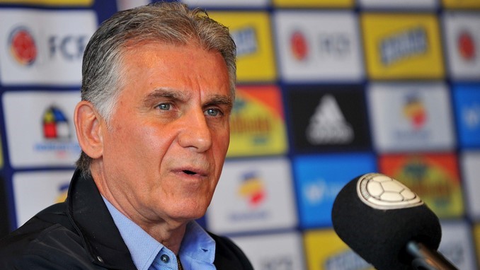 ¡Volvió a dar sorpresas! Se conoce lista previa de convocados por Queiroz para los amistosos de octubre 1 El entrenador de la Seleccion Colombia Carlos Queiroz en rueda de prensa
