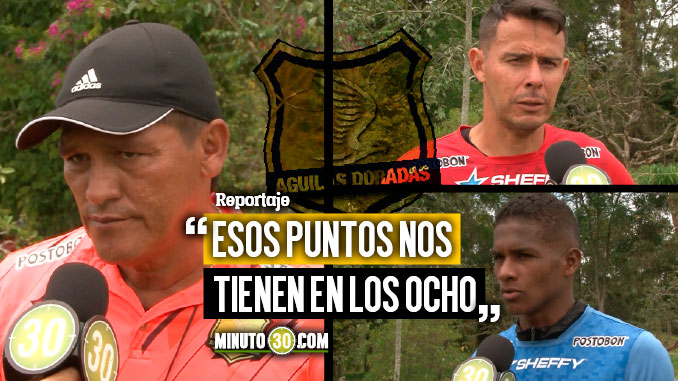 En Rionegro Águilas Doradas están “felices” con los puntos que ganaron en demanda a Tolima
