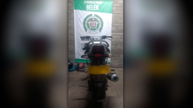 Esta moto que había sido robada la tenía un menor de edad 1 Esta moto que hab%C3%ADa sido robada la tenia un menor de edad2