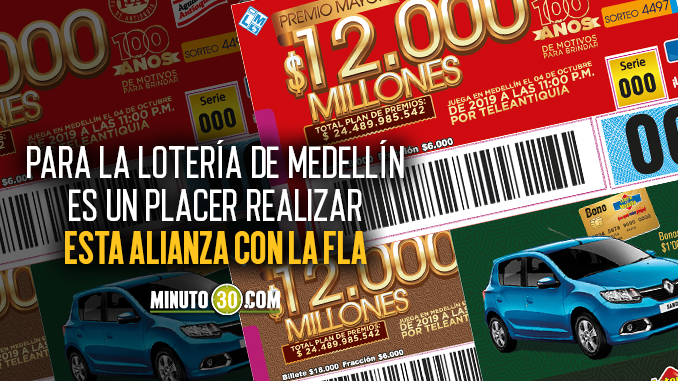 La Lotería de Medellín se une a la celebración de los 100 años de la FLA