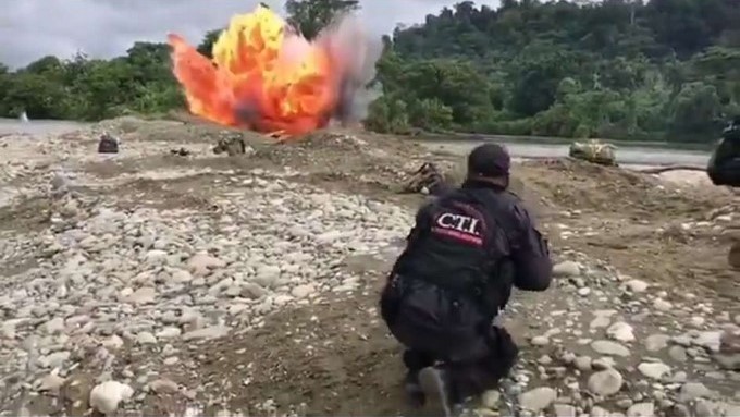 FOTOS Y VIDEO: Fiscalía intervino predios en el Cauca que eran utilizados para la extracción ilegal de oro