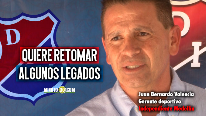 Gerente deportivo del Medellín y sus objetivos al frente de la institución