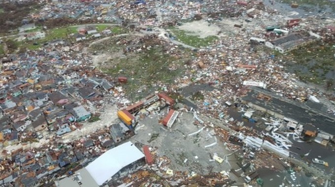 VIDEOS: Imágenes desde el aire muestran los catastróficos daños que dejó el paso del huracán Dorian por Bahamas