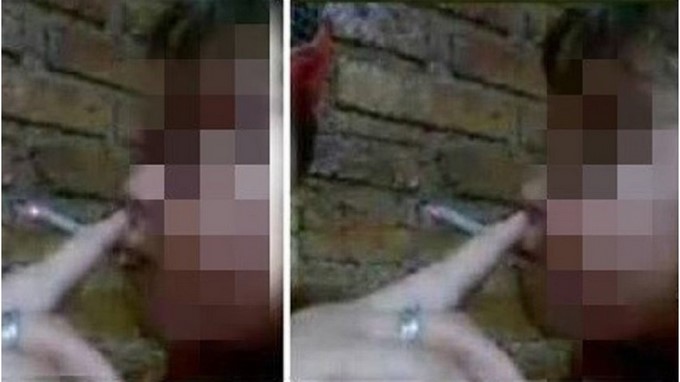 Una mujer puso a su hija de dos años a fumar marihuana