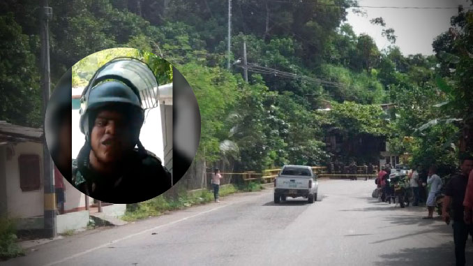 Video soldado durante enfrentamientos en Puerto Valdivia.