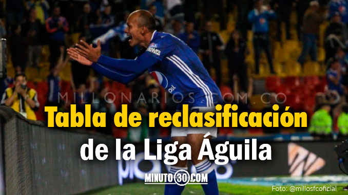 Nacional se acerca a los escoltas de Millonarios, en reclasificación