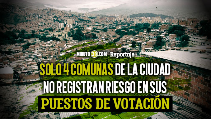 12 comunas y 5 corregimientos de Medellín están en riesgo por fraude electoral
