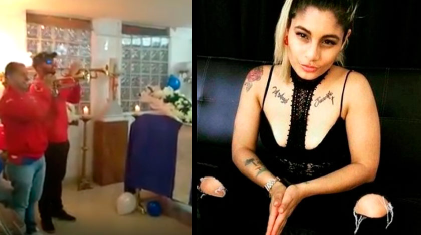 EN VIDEO: A ritmo de trompetas despidieron Laura, la joven que fue hallada sin vida en el río Medellín