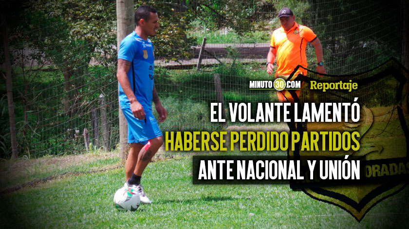 Aldo Ramírez ya está en plenitud de condiciones y así lo ratificó en la cancha