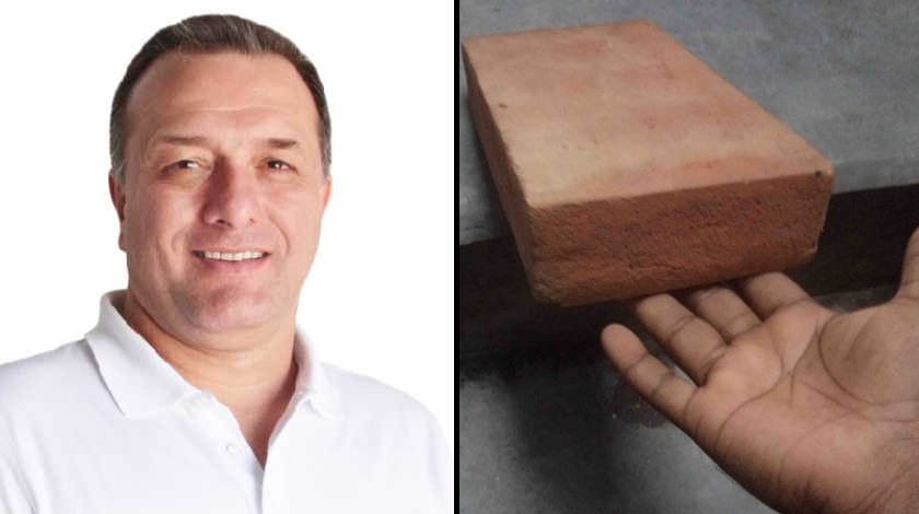 Candidato en Caldas es atacado con un ladrillo