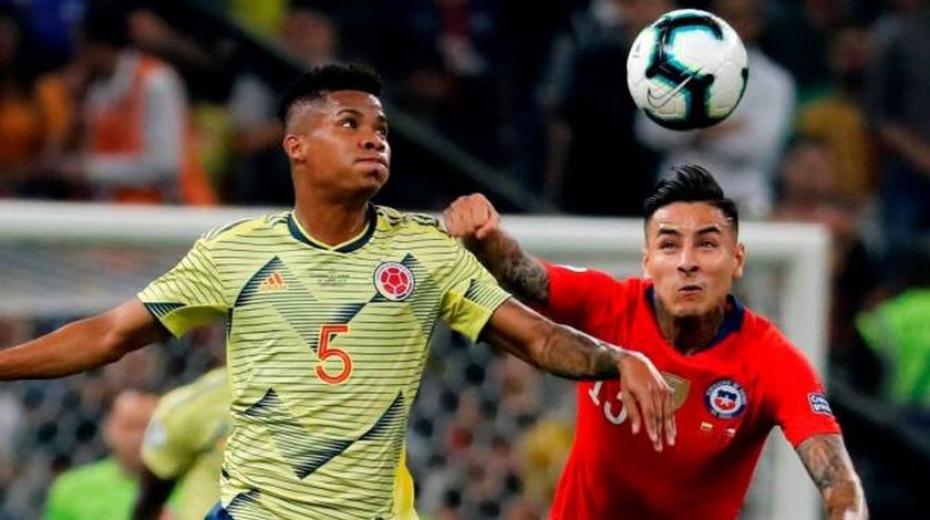 Así se pararían Colombia y Chile en el amistoso FIFA del sábado que se jugará en España 1 Colombia vs Chile en la Copa America Brasil