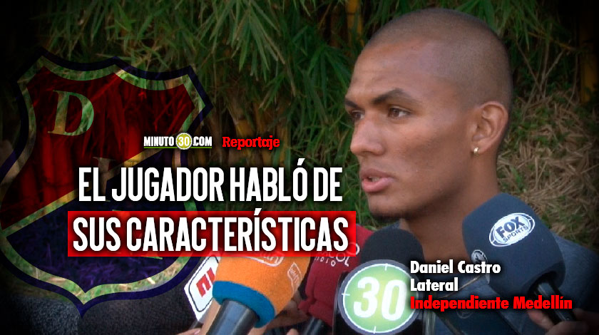 Daniel Castro, el juvenil del Medellín que debutaría frente a Cúcuta