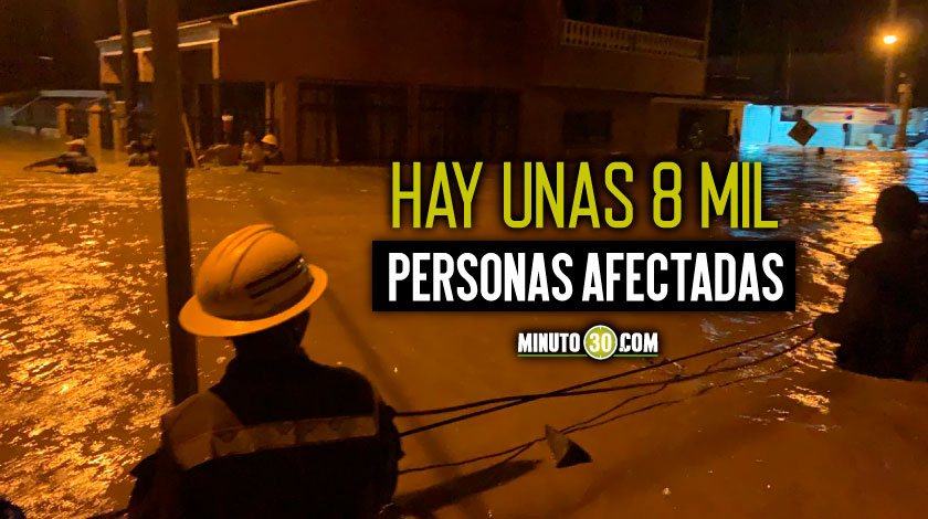 FOTOS Y VIDEO: Declaran emergencia en el municipio de Apartadó por desbordamiento del río San José