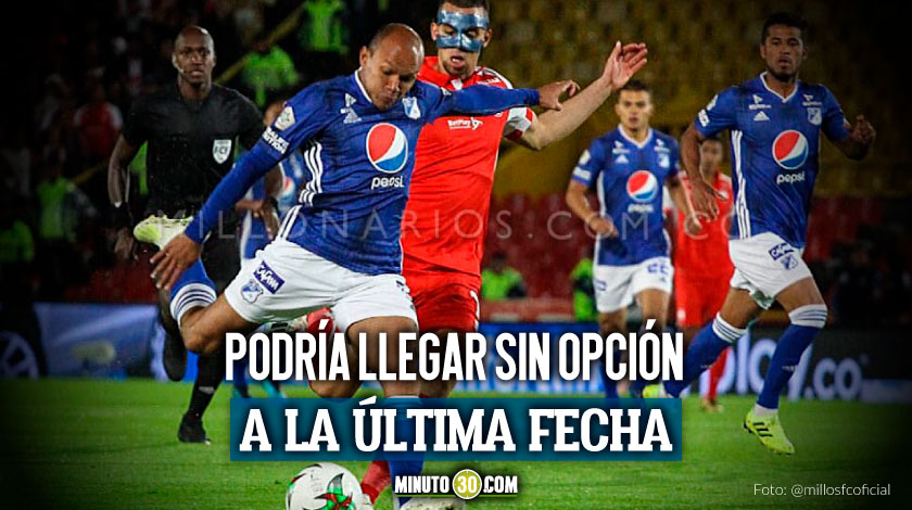 Millonarios, cuasi eliminado, necesita más que una calculadora para clasificar