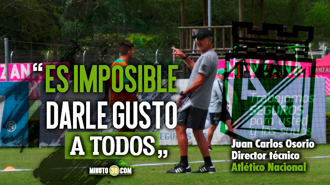 Nacional atacará con menos jugadores, a pesar del deseo de Osorio