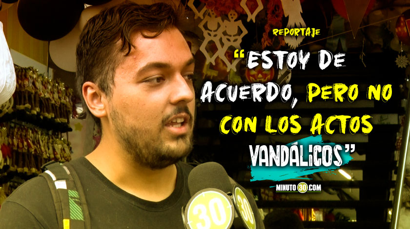 ¿Qué piensa la gente sobre las protestas estudiantiles en Medellín?