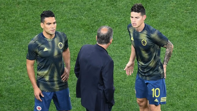 Queiroz reconoció que no convocó a Falcao y a James porque no quiso, no por 'permisos especiales' 1 Queiroz con James y Falcao noticias