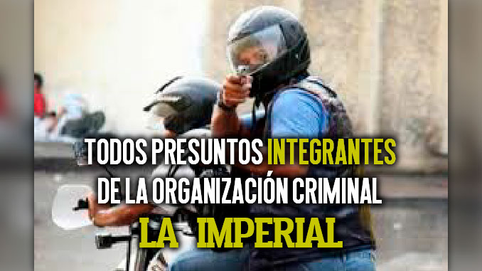 Enviaron a prisión cuatro presuntos fleteros que 'aterraban' en las calles de Medellín 1 Todos presuntos integrantes de la organizacion criminal La Imperial