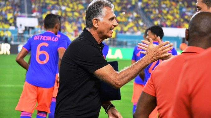 carlos queiroz El director técnico de la selección de Colombia, el portugués Carlos Queiroz