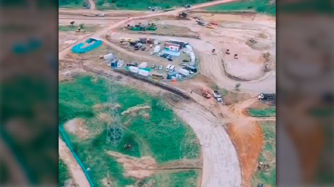 VIDEO. Ya tiene forma el autódromo Central Park, así se ve desde los cielos de Bello