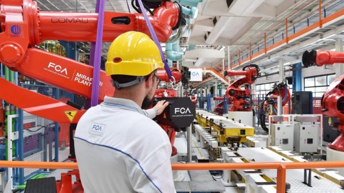 Assembly line for electric FIAT vehicles