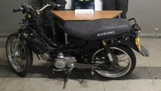 En la Plaquita de Moravia recuperaron una moto robada hace 16 años