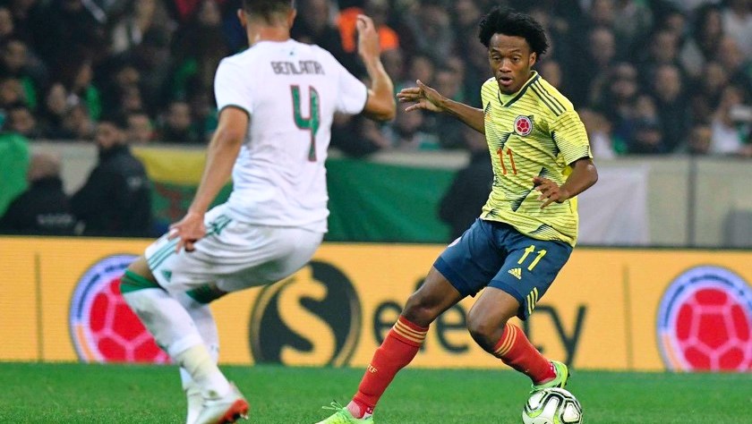 Tremenda desinflada le pegaron a Colombia: Argelia le ganó con goleada 1 juan cuadrado colombia vs argelia Copiar