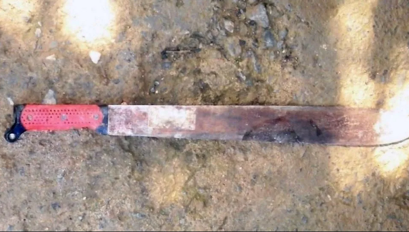 Descubrió que su papá violó a su hija y lo mató a machetazos