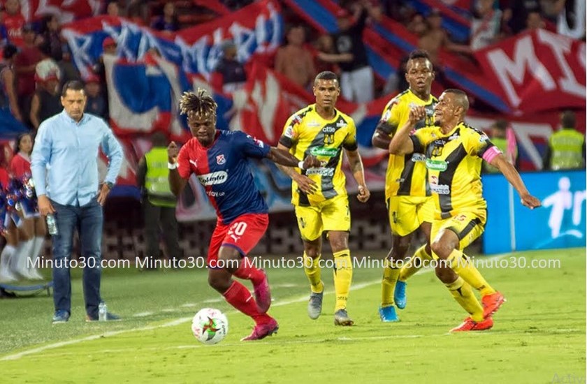 Déinner Quiñones, durante su paso por Independiente Medellín