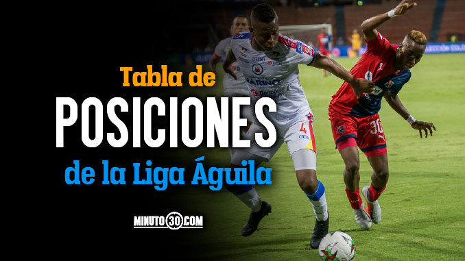 Así está la tabla de posiciones en plena fecha 14 de la Liga Águila II