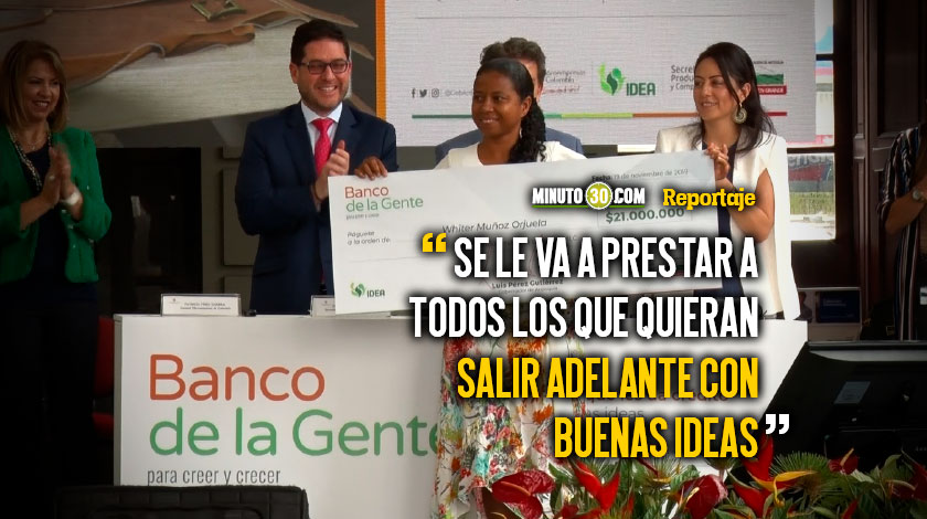 Más de $36 mil millones tiene el Banco de la Gente para prestarle a los antioqueños más necesitados