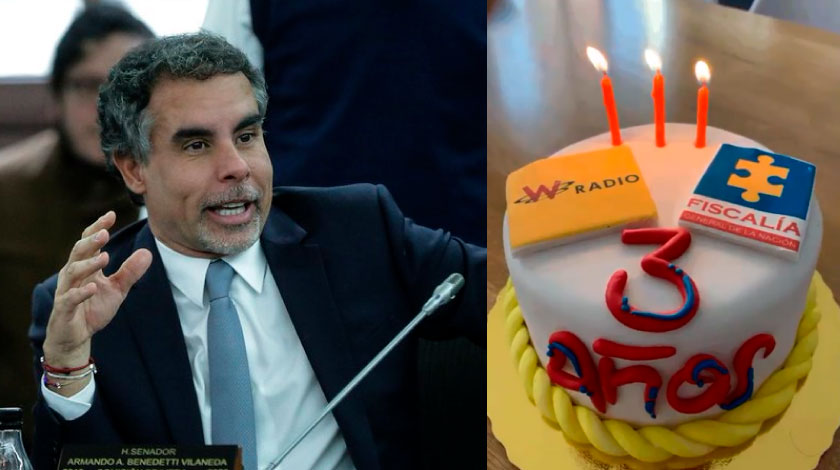 Senador Armando Benedetti tildó de ‘lacras’ a la Fiscalía y a W Radio diciendo que ‘lo persiguen’ desde hace 3 años