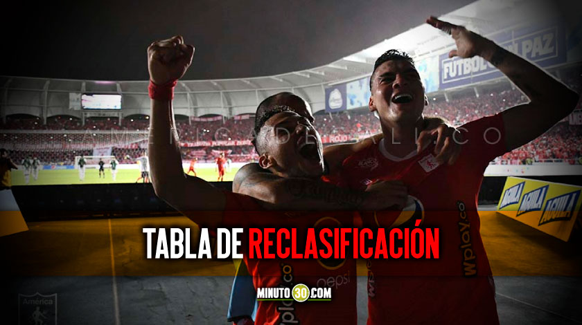Estrecha disputa entre Tolima y América por liderato de reclasificación