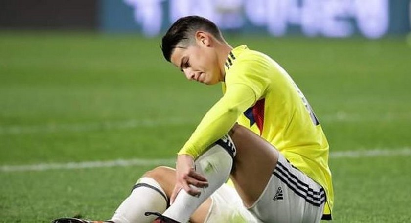 ¡Racha negativa! Desde 2017 James Rodríguez se ha lesionado cinco veces al año 1 James Rodriguez Seleccion Colombia
