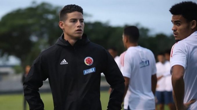 James Rodriguez en la seleccion Colombia