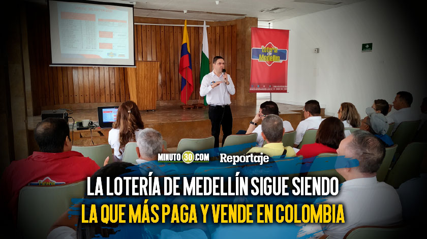 Lotería de Medellín prevé cerrar el 2019 con $134 mil millones en ventas y $104 mil millones en transferencias a la salud