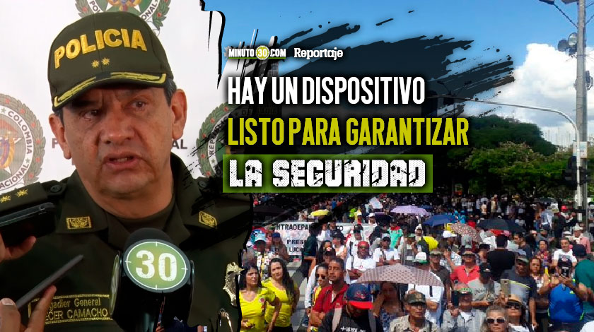 Policía del Valle de Aburrá acompañará las protestas que se realizarán este viernes en varios puntos de Medellín