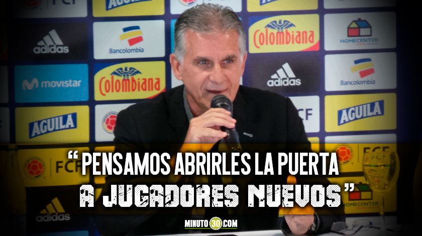 Queiroz habló del llamado de Steven Alzate y Stiven Mendoza, novedades en convocatoria 1 Queiroz hablo de convocatoria de Steven Alzate y Stiven Mendoza novedades en convocatoria