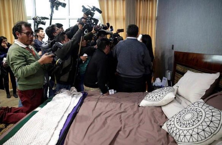 FOTOS: Nuevo gobierno boliviano entró a la suite presidencial de 'jeque árabe' donde vivía Evo Morales en La Paz 16 Suite presidencial de Evo Morales en La Paz 1