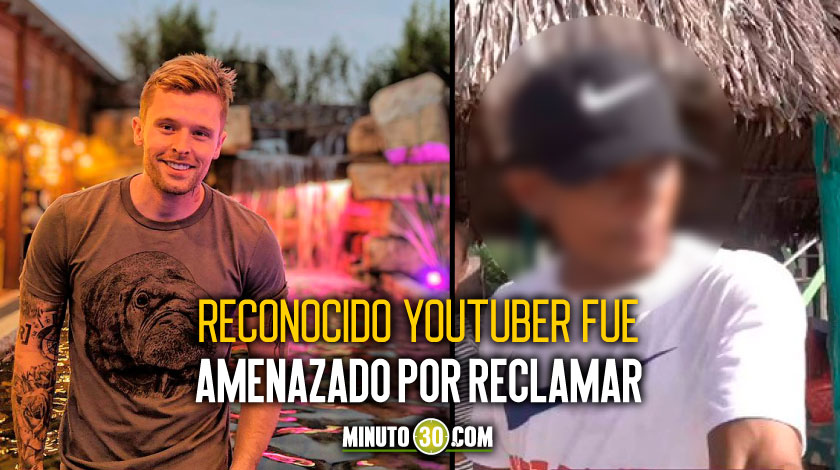 Youtuber es amenazado en cartagena por reclamar por una cuenta