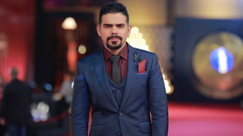 FOTO: Alejandro Aguilar protesta en el Festival de Cine de El Cairo sobre la muerte de Dilan Cruz