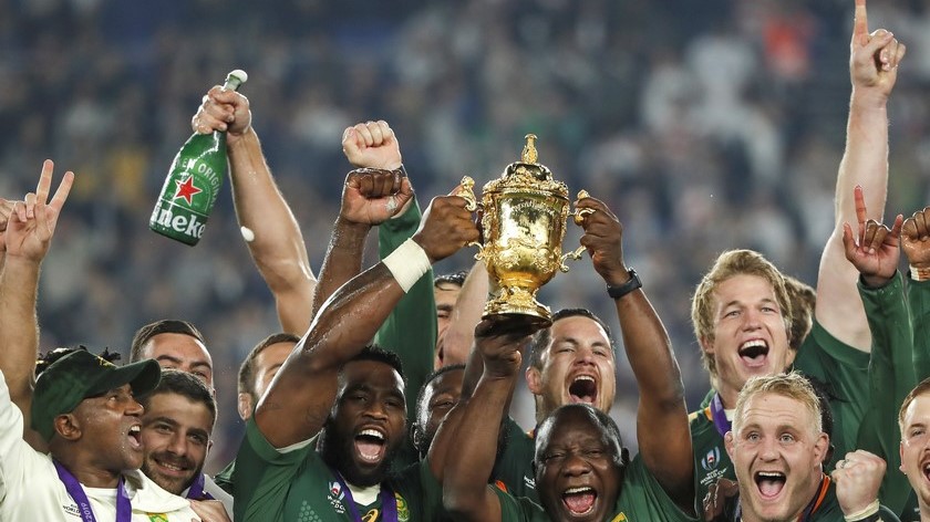 Sudáfrica se convirtió por tercera vez campeona mundial de rugby Minuto30