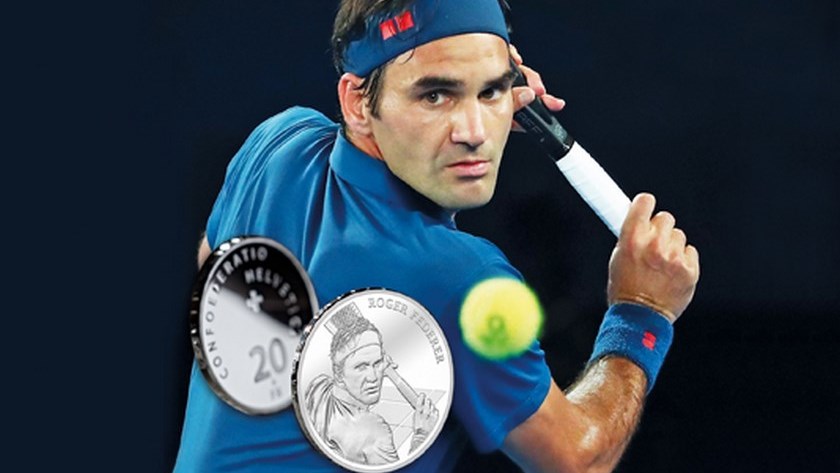 Video: Federer será la primera persona viva en aparecer en las monedas de Suiza 1 2 12 19 roger federer franco suizo