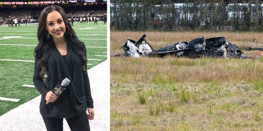 Video: Reconocida periodista deportiva entre las 5 víctimas de un avión accidentado en Lafayette, EE.UU
