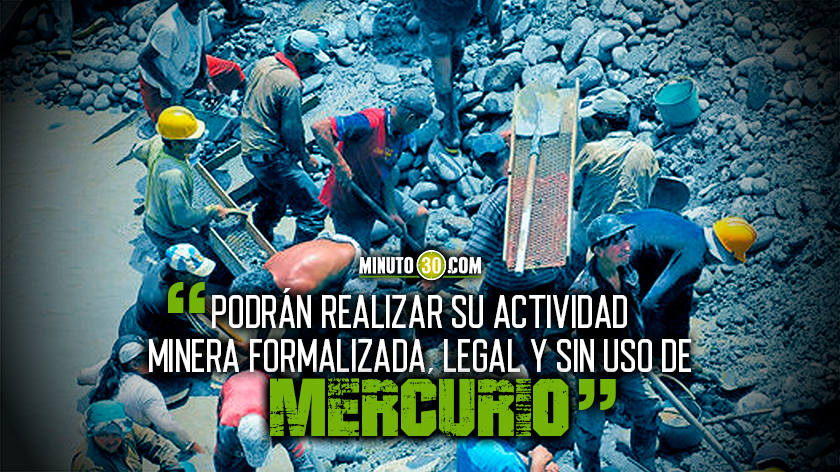 Cien pequeños mineros de San Roque Antioquia se formalizaron