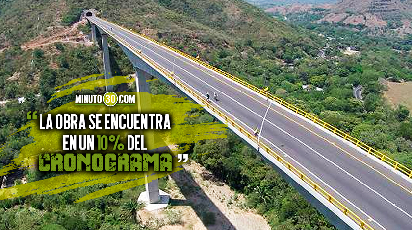 La Autopista Pacífico 1 avanza en más del 30% de ejecución