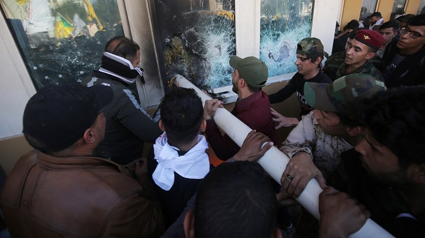 Trump culpó a Irán de conspirar la toma de manifestantes a la embajada de Estados Unidos en Irak