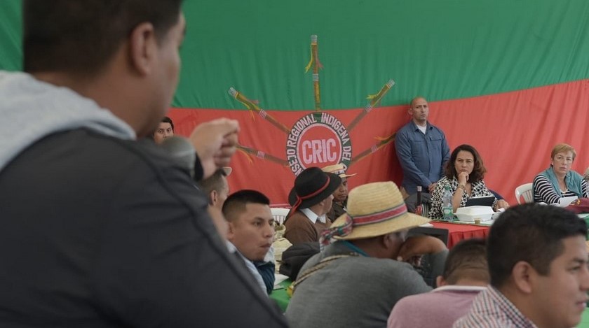 MinInterior se sentó con indígenas del Cauca y la reunión dejó varios compromisos del Gobierno para 2020