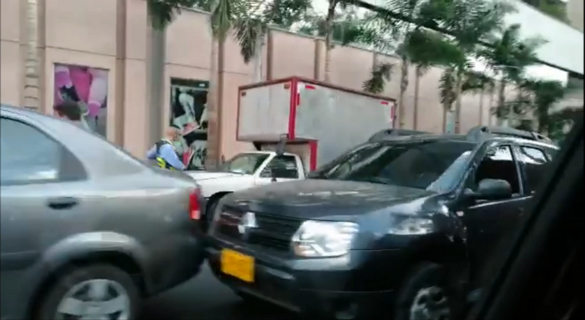 Video: Movilidad reducida en Sabaneta por accidente de tránsito